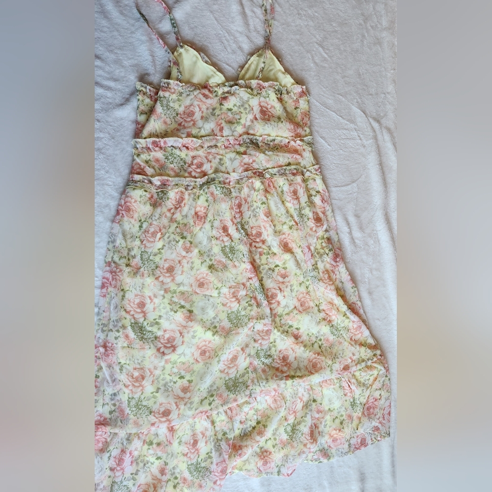 LIKE NEW Juniors No Boundaries Floral Midi Sundress - Picture 5 of 6